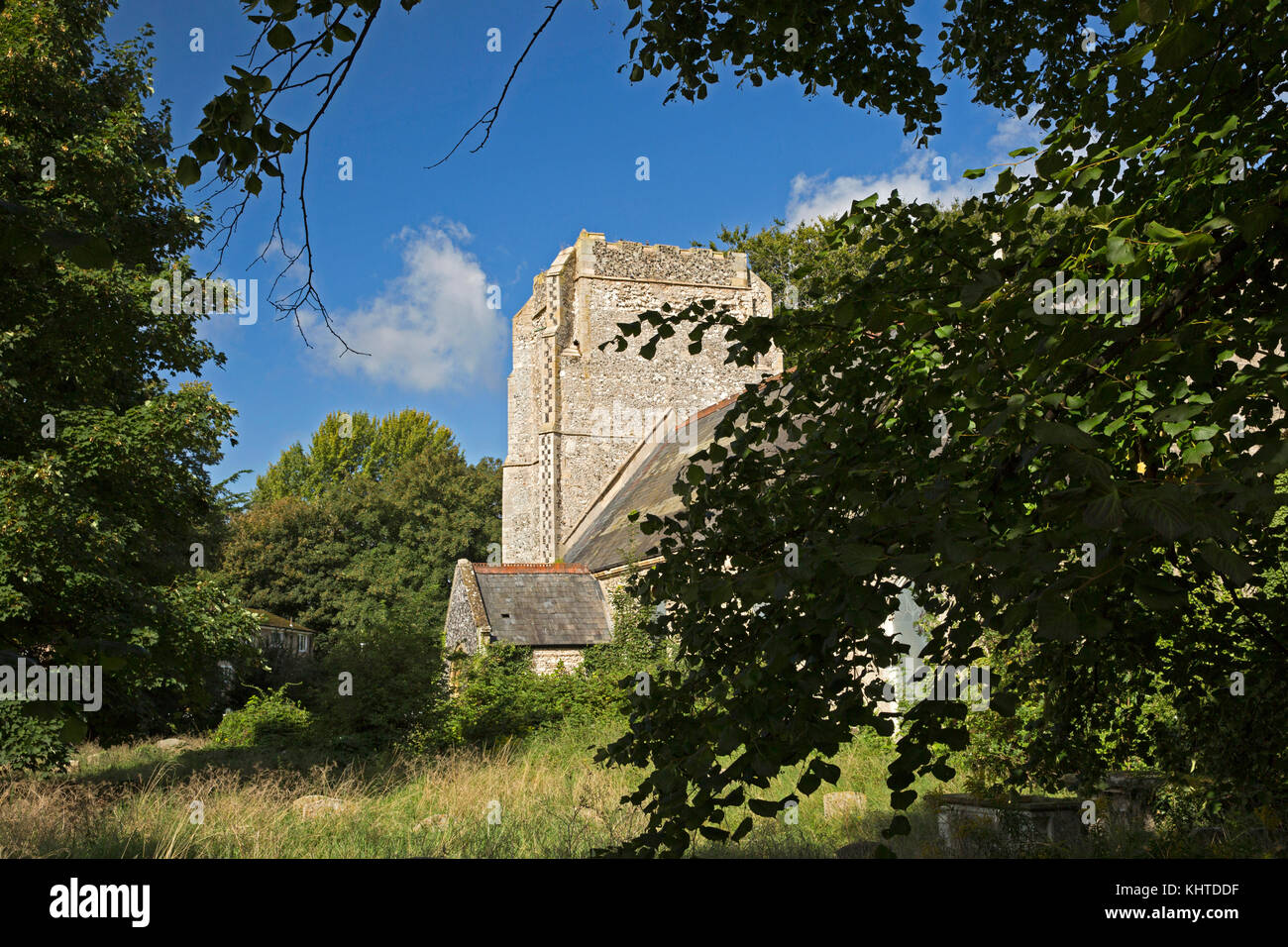 UK, England, Norfolk, Thetford, Bury Road, redundant church of Saint