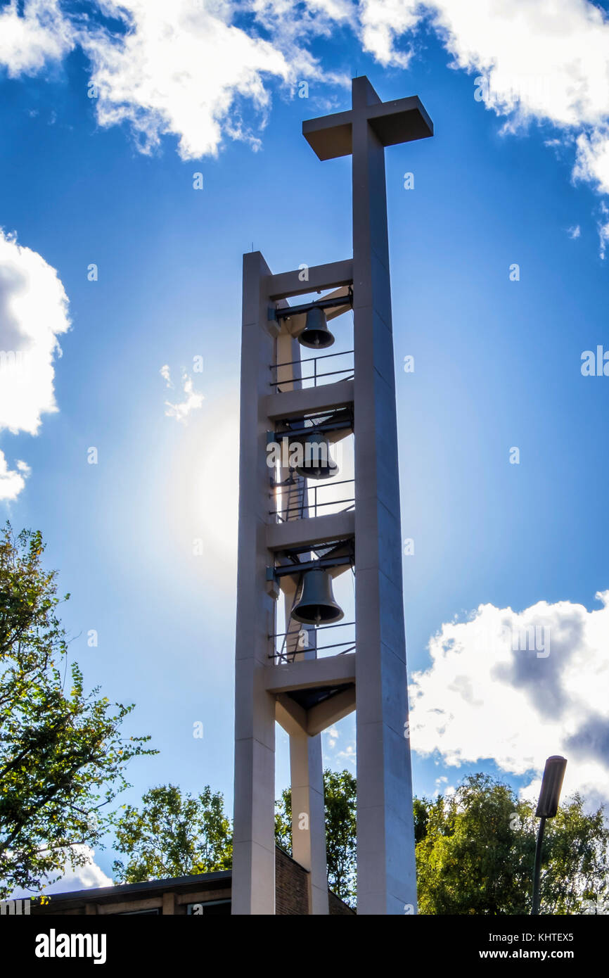 BerlinHansaviertel,Catholic Parish Church of St. Ansgar.Modern