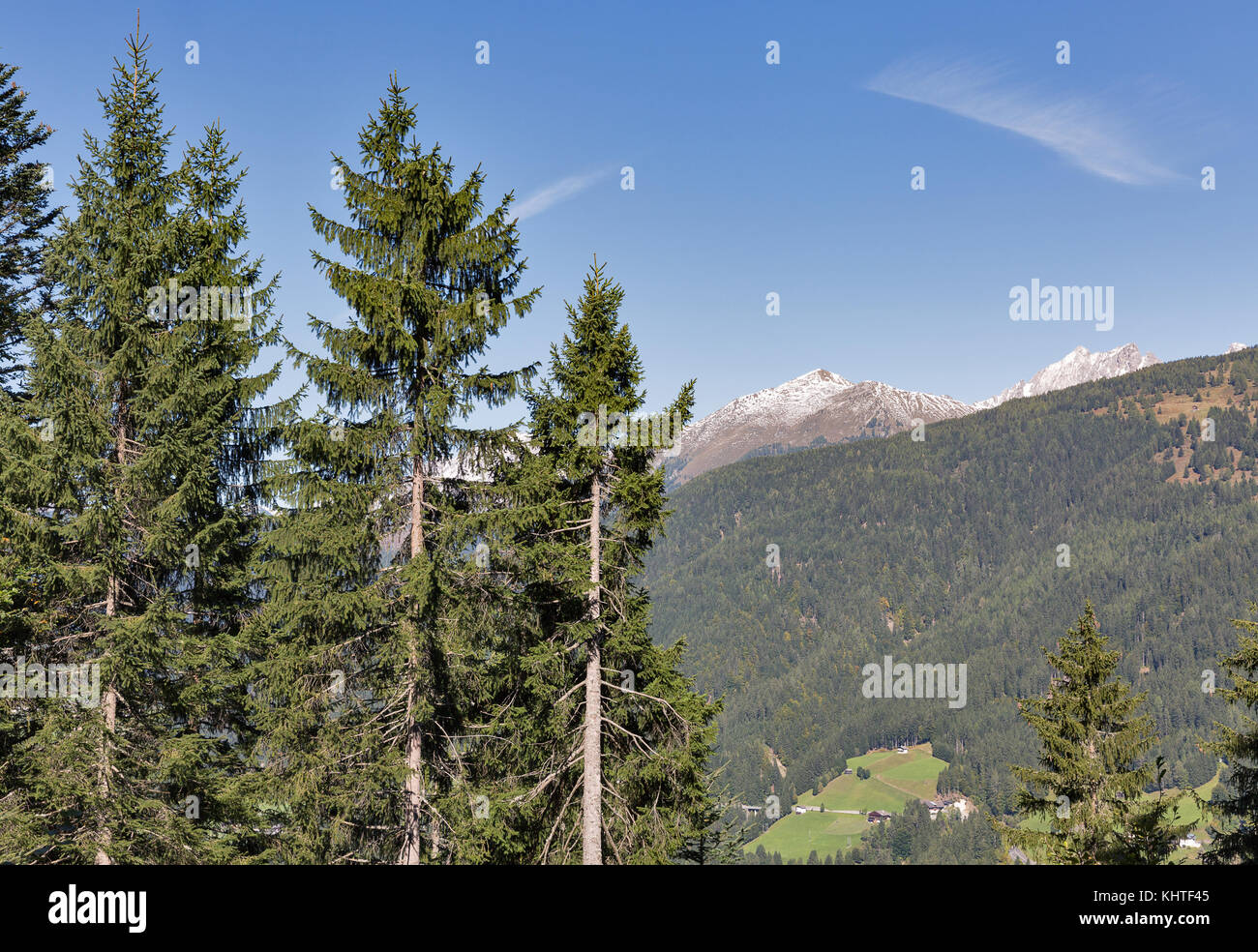 Alpine mountain landscape in Western Carinthia, Austria. Stock Photo