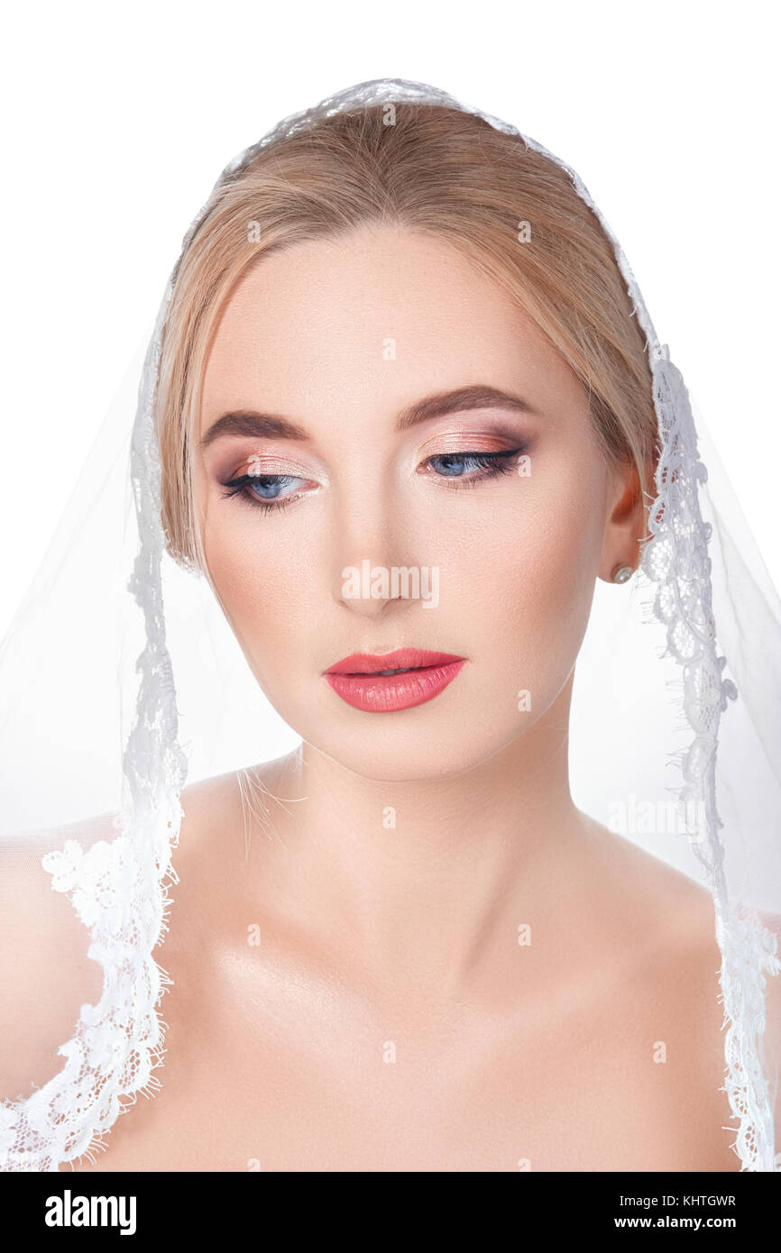 white wedding makeup