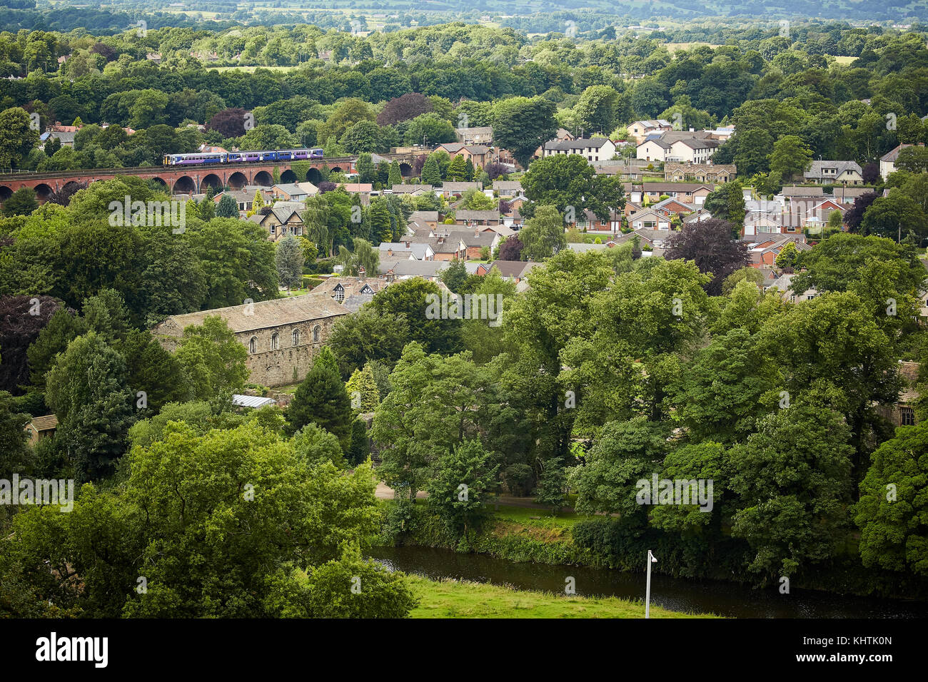 Whalley village in the Ribble Valley, Lancashire. Pictured Whalley