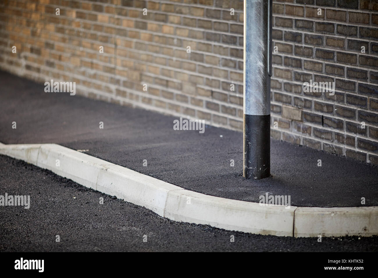 URBAN LANDSCAPING at Shrewsbury street, Stretford, Manchester. Stock Photo