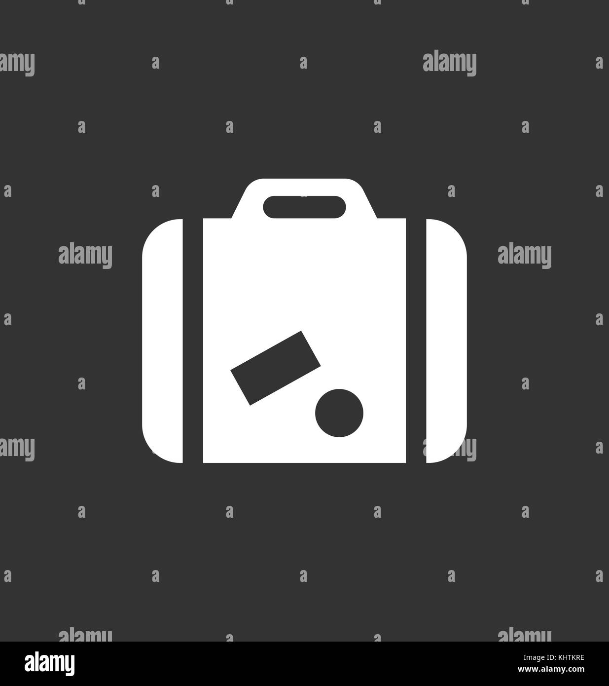 Luggage icon vector sign. Stock Vector