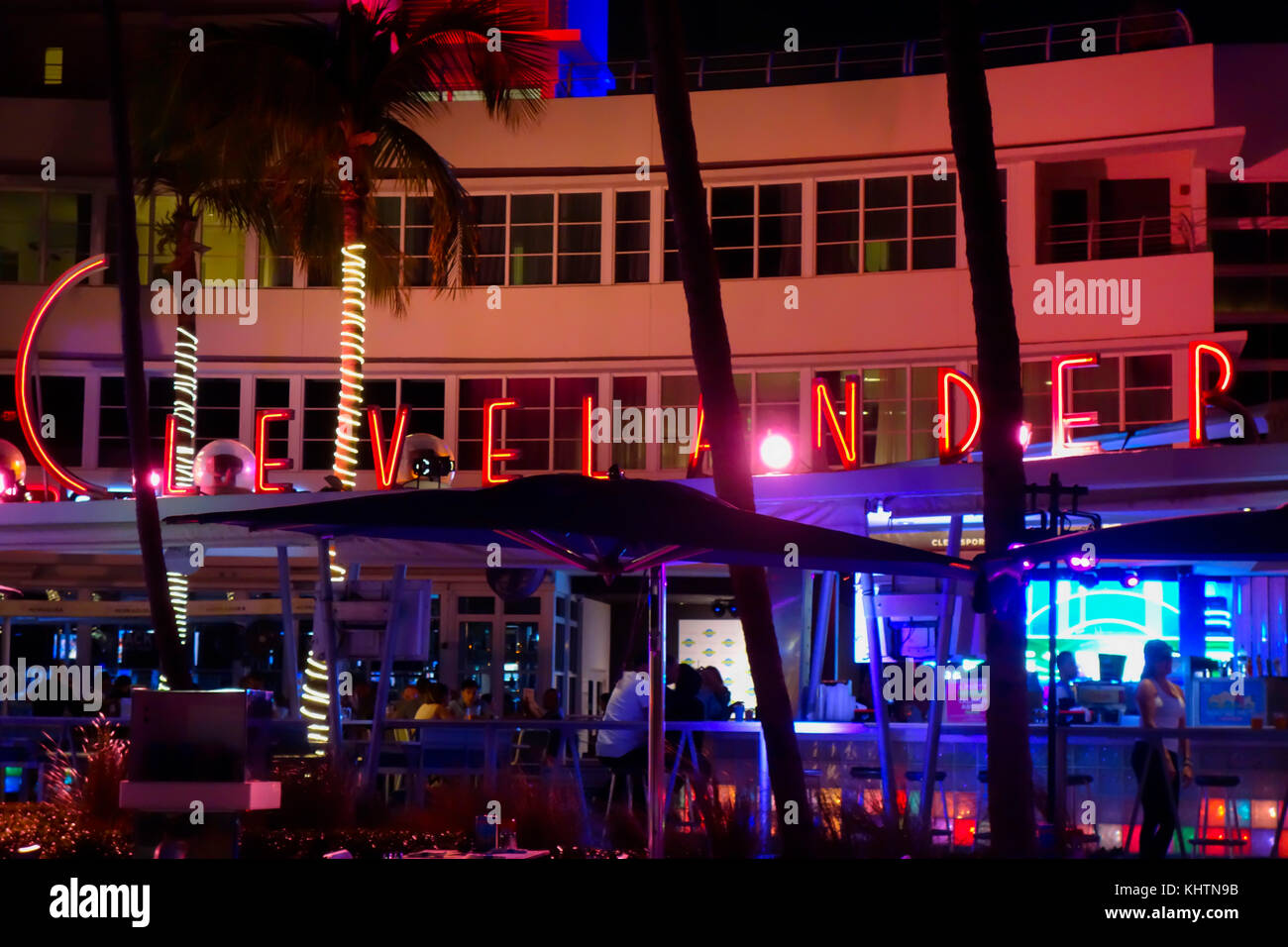 The Clevelander, Miami South Beach Stock Photo