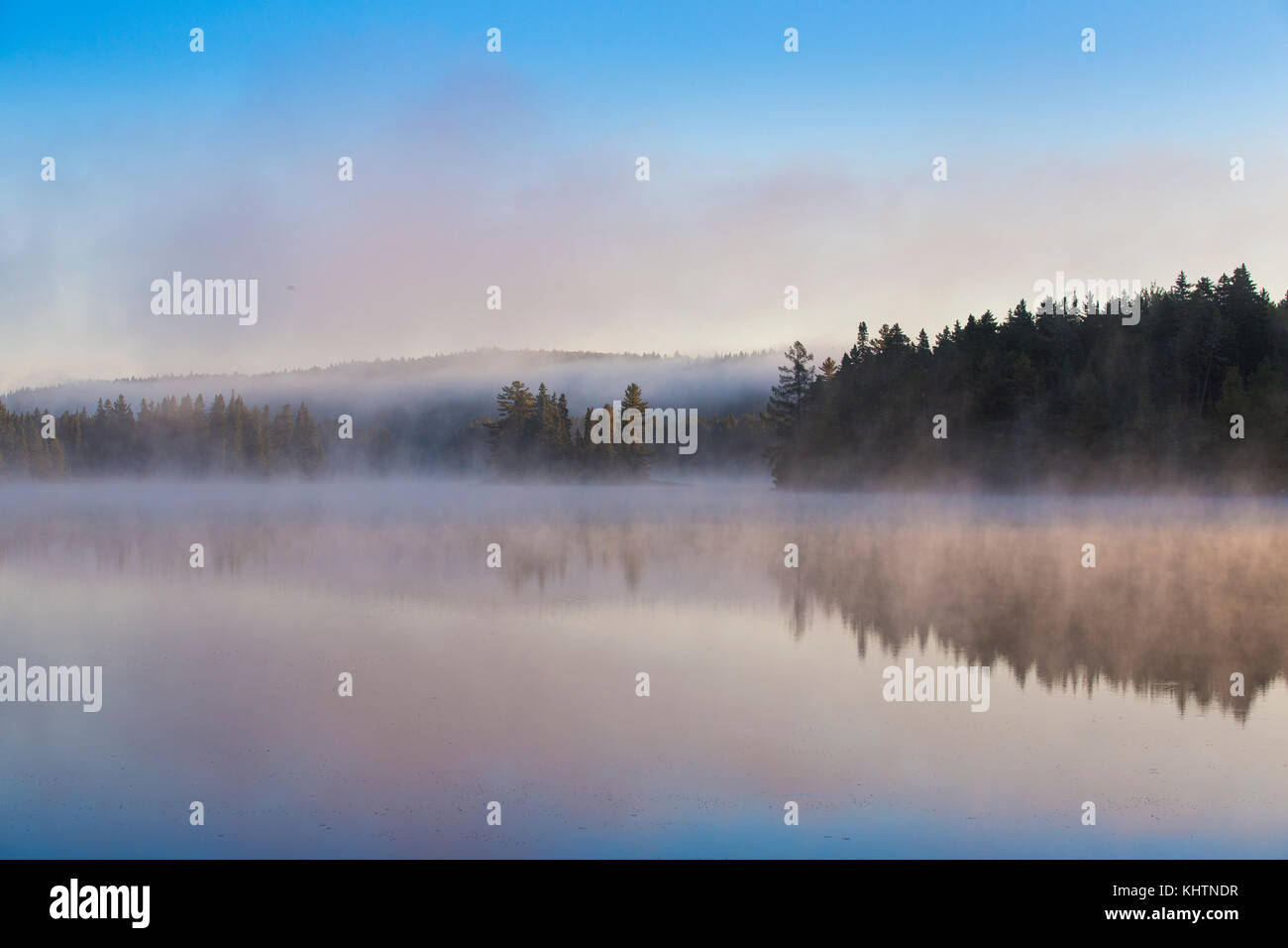 Early fall in La Mauricie National Park, Quebec, Canada Stock Photo