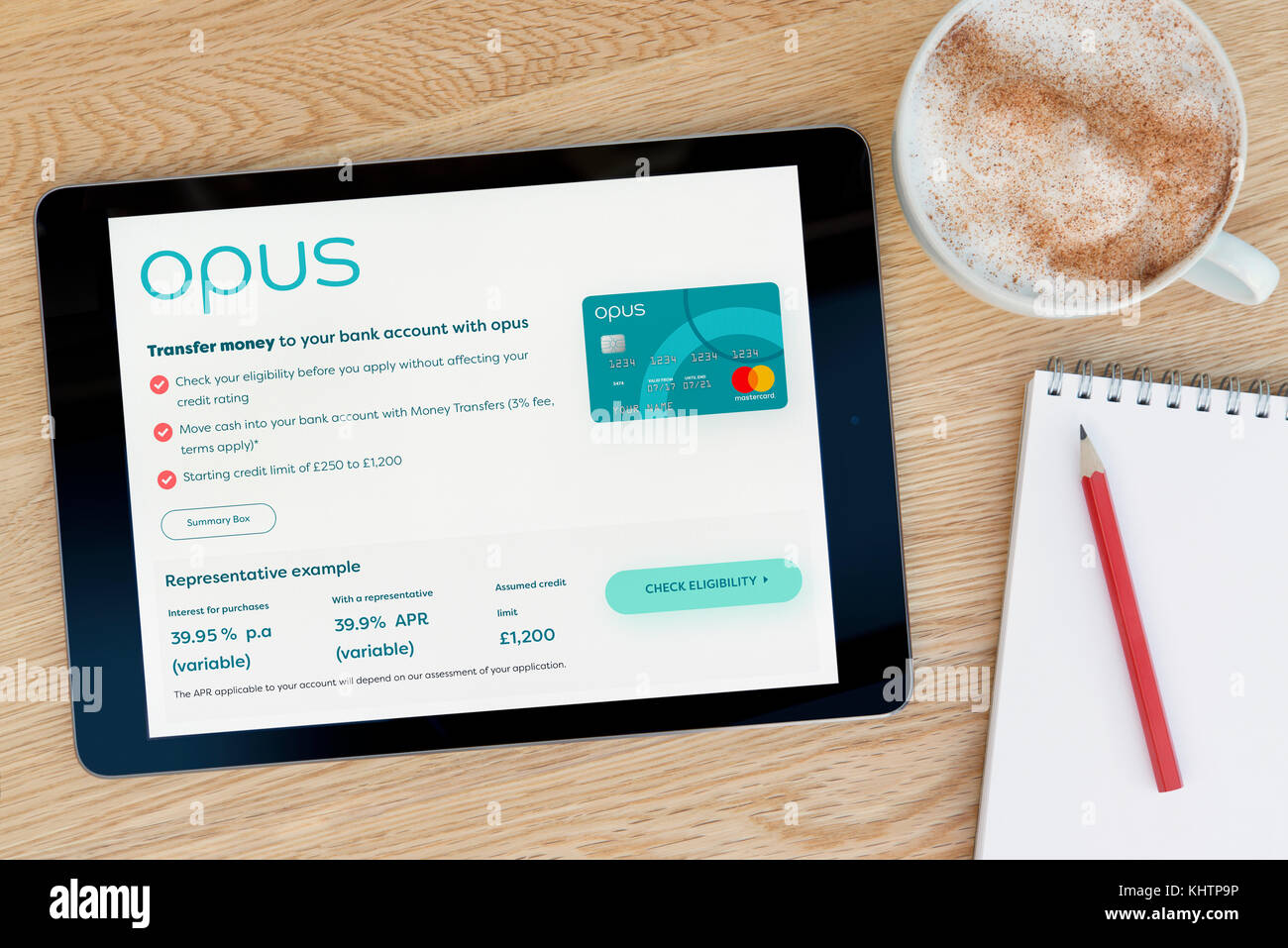 Opus credit card hires stock photography and images Alamy