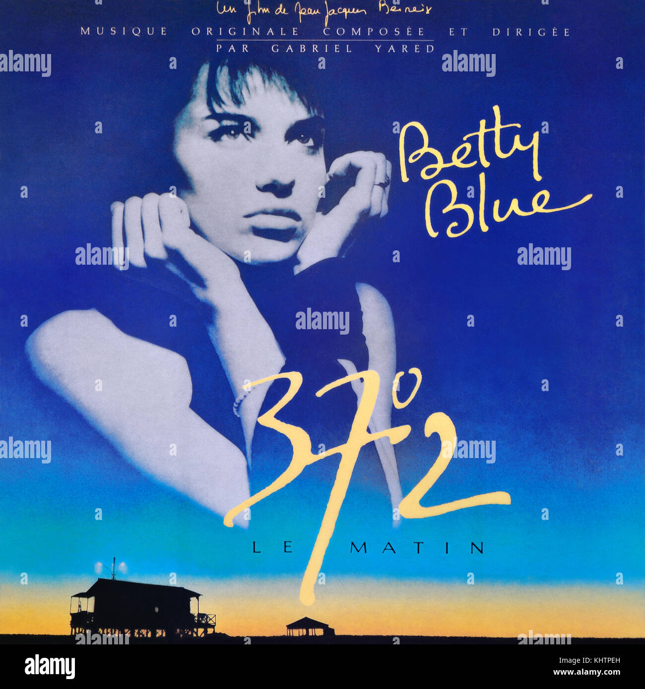 Betty Blue (soundtrack) - original vinyl album cover - 37°2 Le matin - 1986 Stock Photo