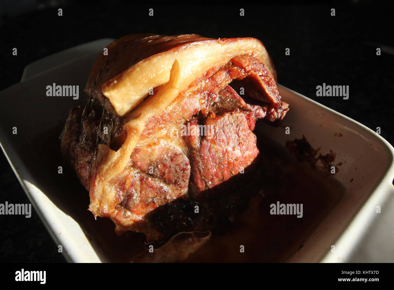 19 November 2017. Gloucestershire, England. Home cooked roasted pork