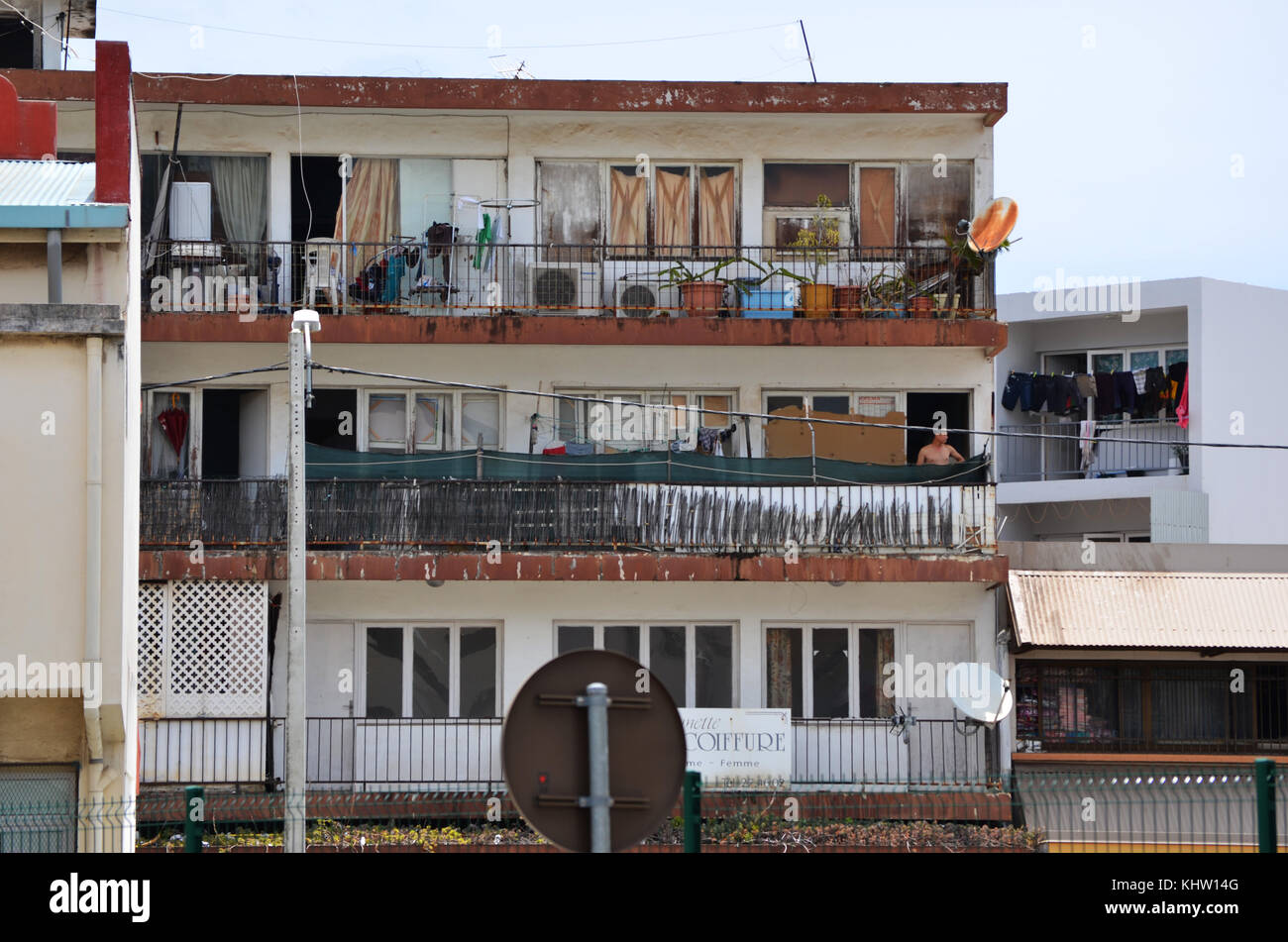 Residental apartment building Noumea New Caledonia Stock Photo Alamy