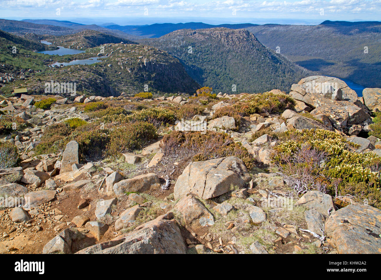 The Tarn Shelf in Mt Field National Park Stock Photo Alamy