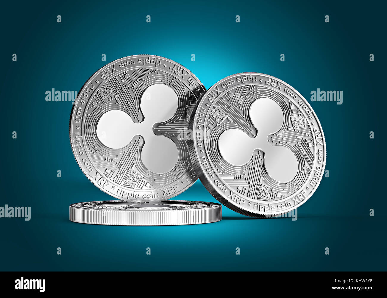 Three shiny new coins hi-res stock photography and images - Alamy