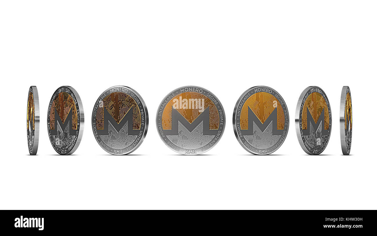 Monero crypto coin Cut Out Stock Images & Pictures - Alamy
