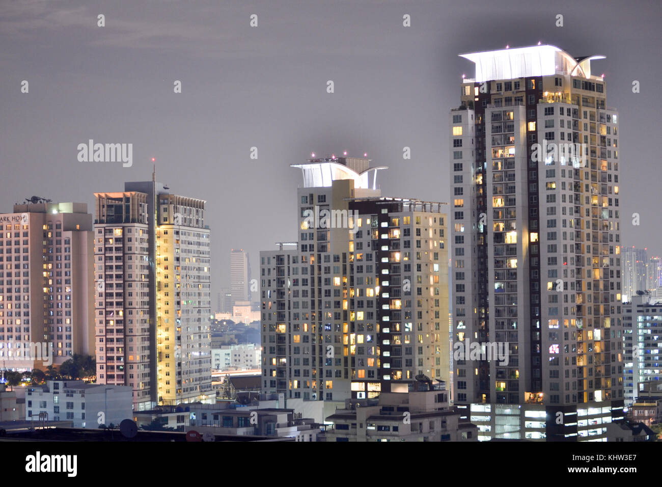 Buildings in Bangkok Stock Photo - Alamy