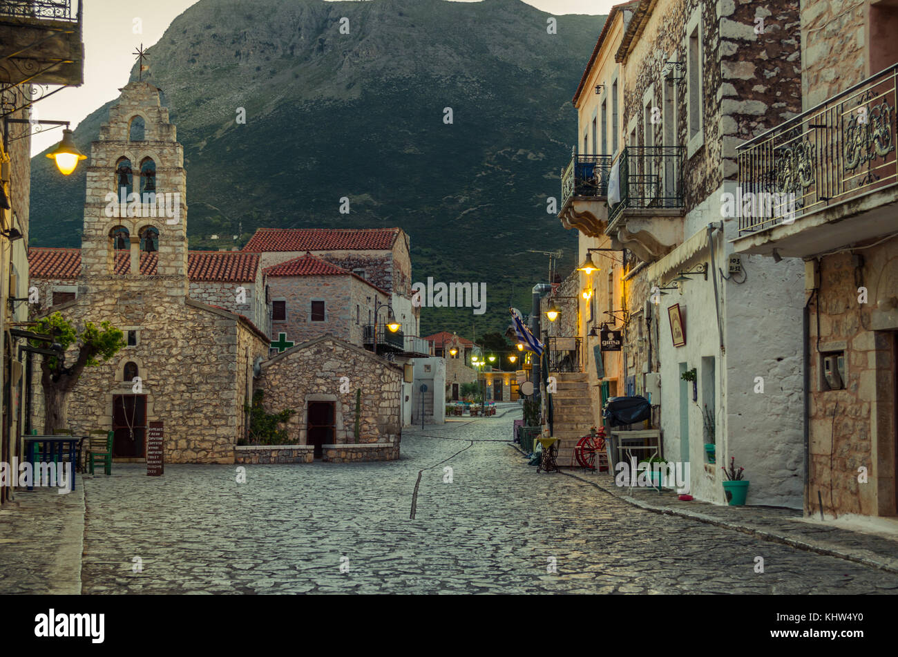 Areopoli mani hi-res stock photography and images - Alamy