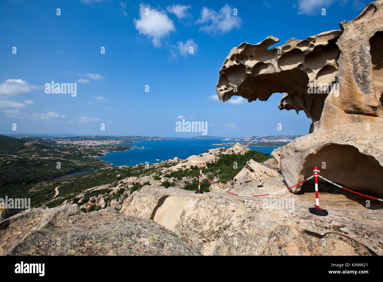 Capa D'Orso rock formation, Sardinia, Italy Stock Photo