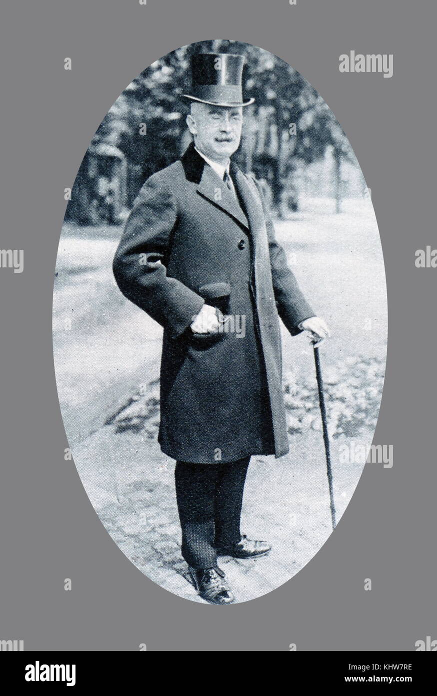 Photograph of Hans von Rosenberg (1874-1937) a German diplomat and politician who served as Reichsaußenminister in the cabinet of Wilhelm Cuno. Dated 20th Century Stock Photo