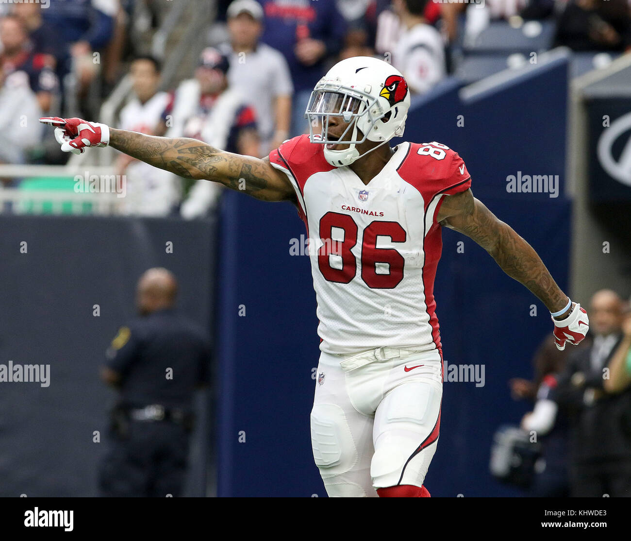 Houston, TX, USA. 19th Nov, 2017. Arizona Cardinals tight end Ricky