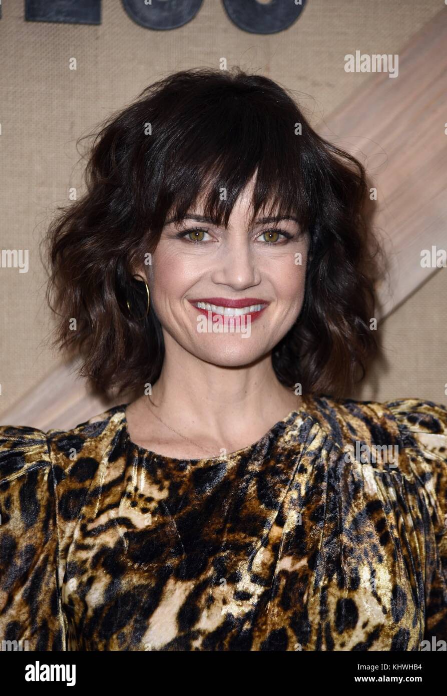 New York, NY, USA. 19th Nov, 2017. Carla Gugino at arrivals for GODLESS