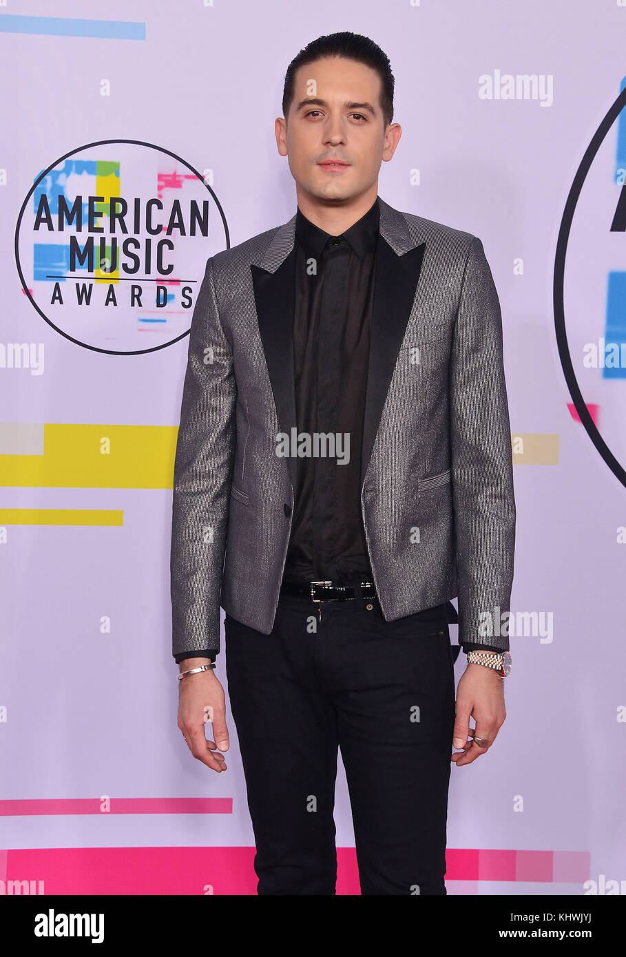 Los Angeles, USA. 19th Nov, 2017. G-Eazy arrives at the 2017 American Music Awards at Microsoft Theater on November 19, 2017 in Los Angeles, California Credit: Tsuni/USA/Alamy Live News Stock Photo