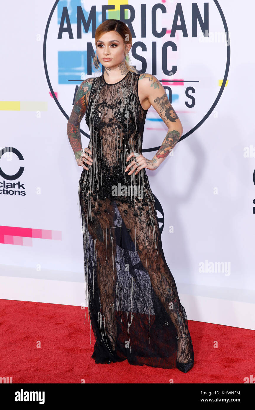 Los Angeles, USA. 19th Nov, 2017. Kehlani attends the 2017 American Music Awards at Microsoft Theater on November 19, 2017 in Los Angeles, California. Credit: Geisler-Fotopress/Alamy Live News Stock Photo