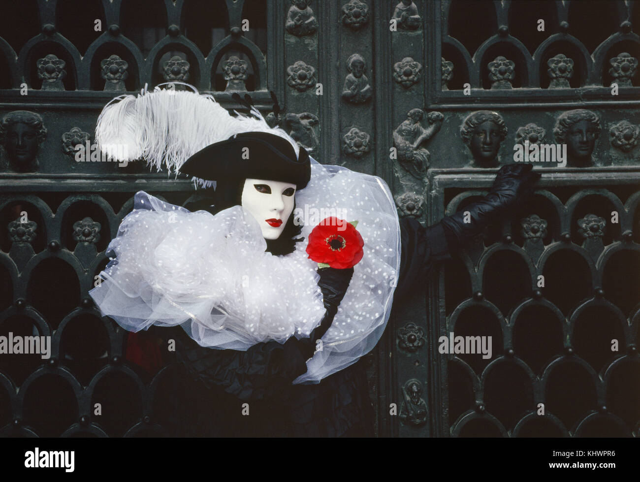 Venice Carnival costume, Italy Stock Photo - Alamy