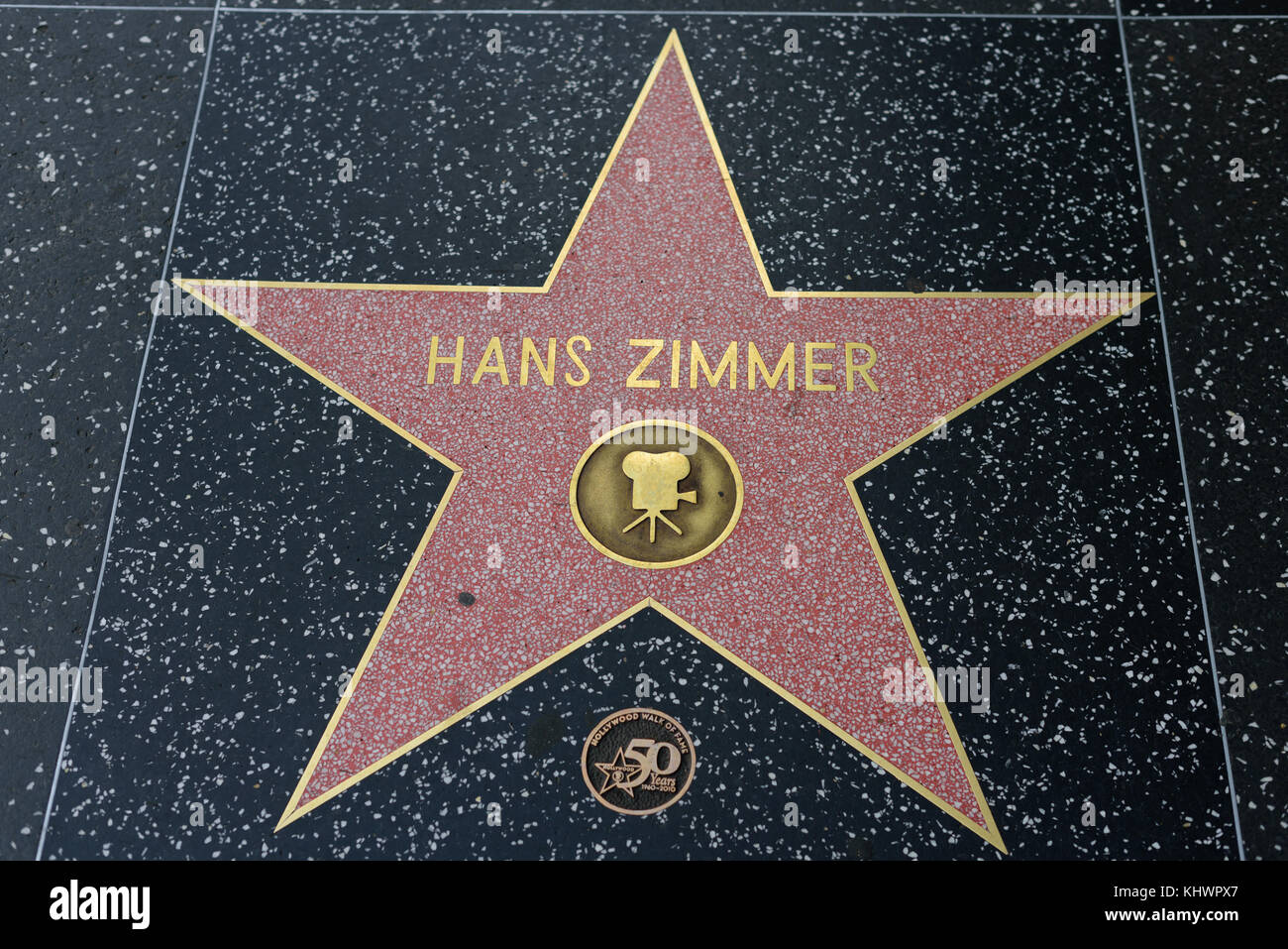 HOLLYWOOD, CA - DECEMBER 06: Hans Zimmer star on the Hollywood Walk of
