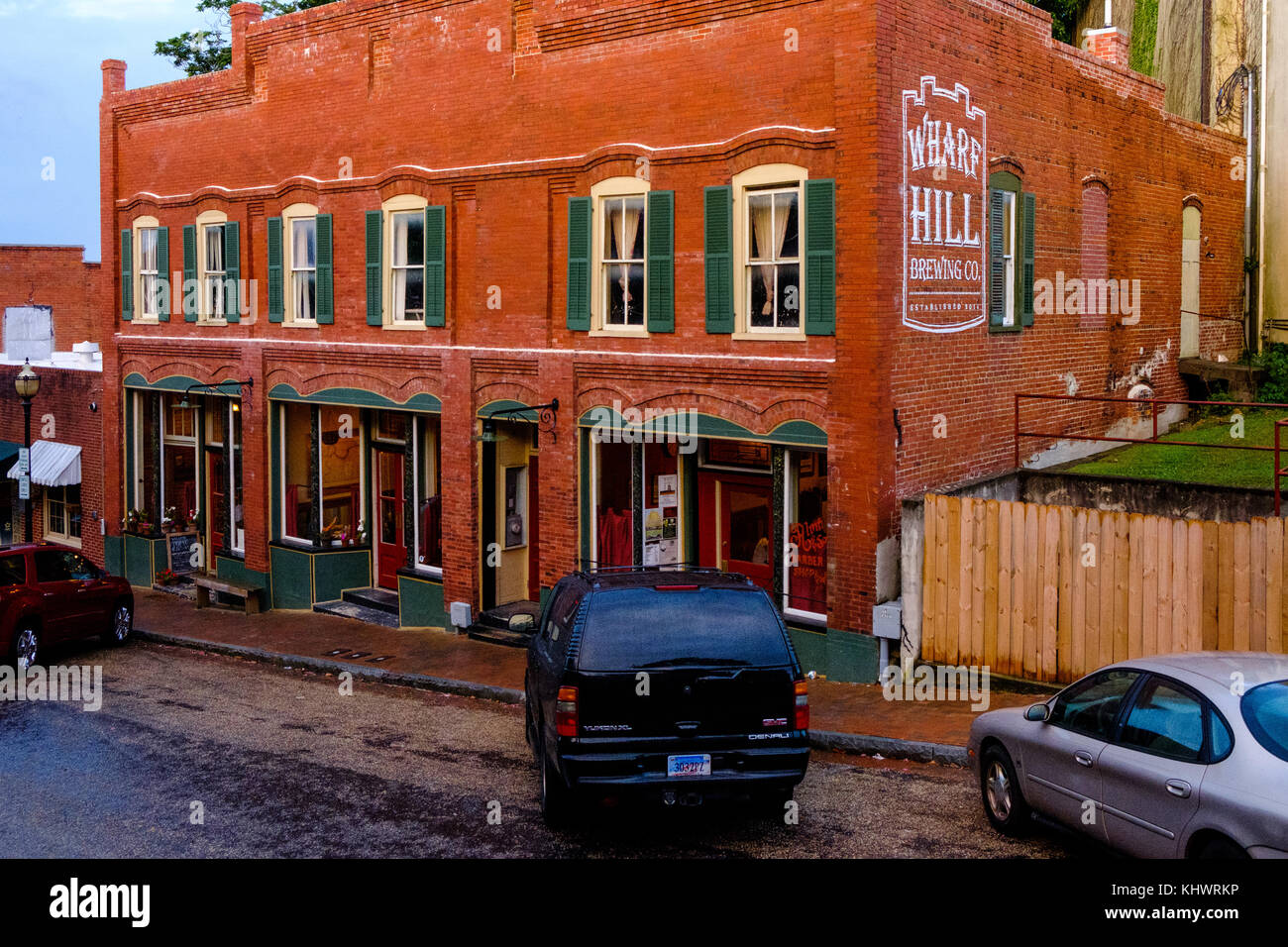 Wharf Hill Brewing Company, 25 Main Street, Smithfield, Virginia Stock