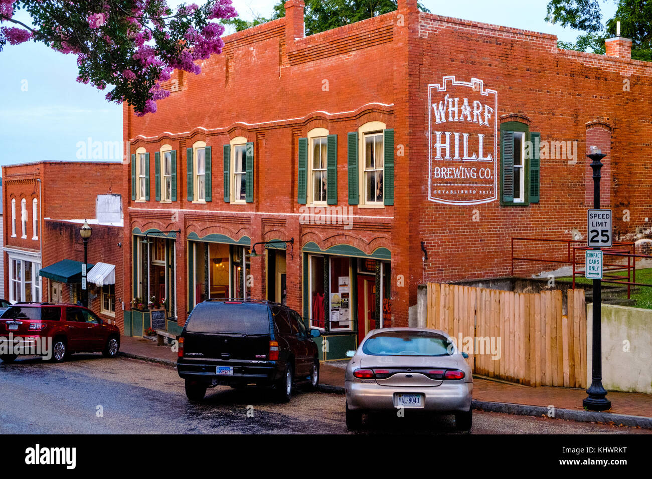 Wharf Hill Brewing Company, 25 Main Street, Smithfield, Virginia Stock