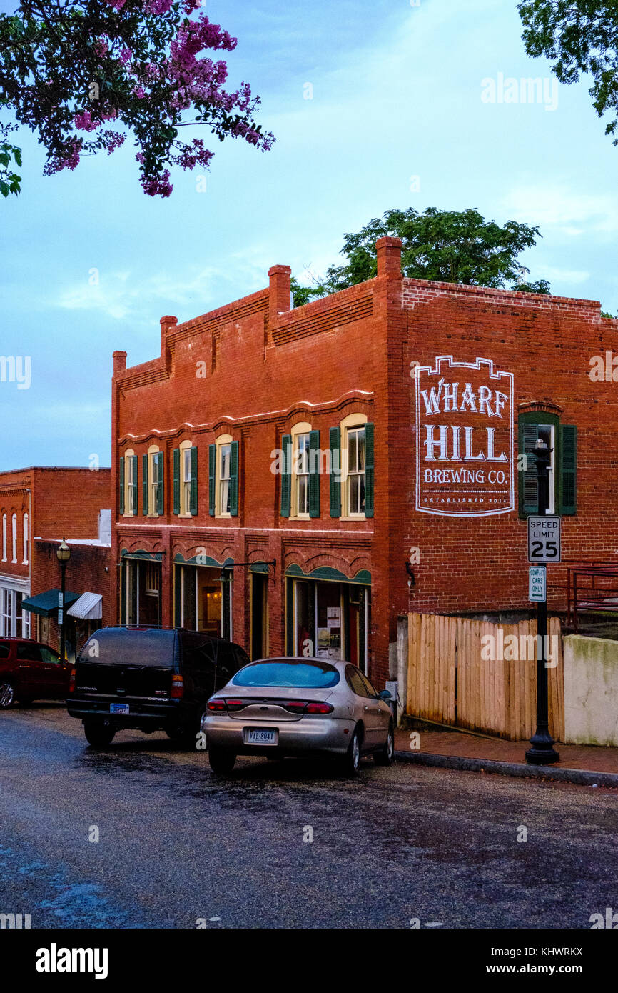 Wharf Hill Brewing Company, 25 Main Street, Smithfield, Virginia Stock