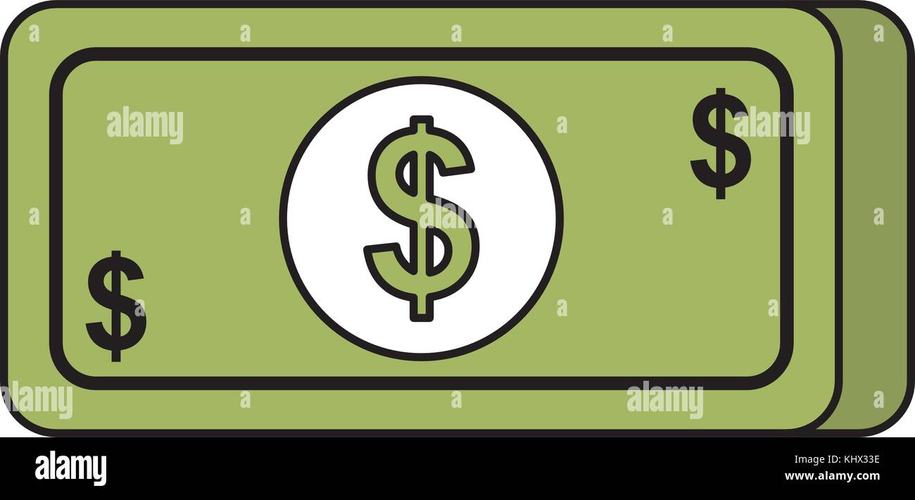 money banknote dollar cash currency icon Stock Vector Image & Art - Alamy