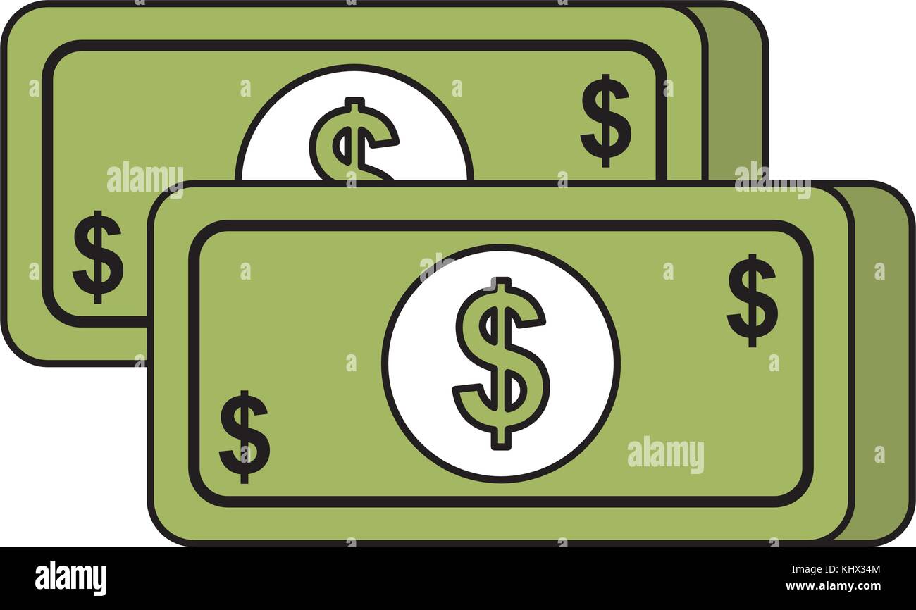 money banknote dollar cash currency icon Stock Vector Image & Art - Alamy