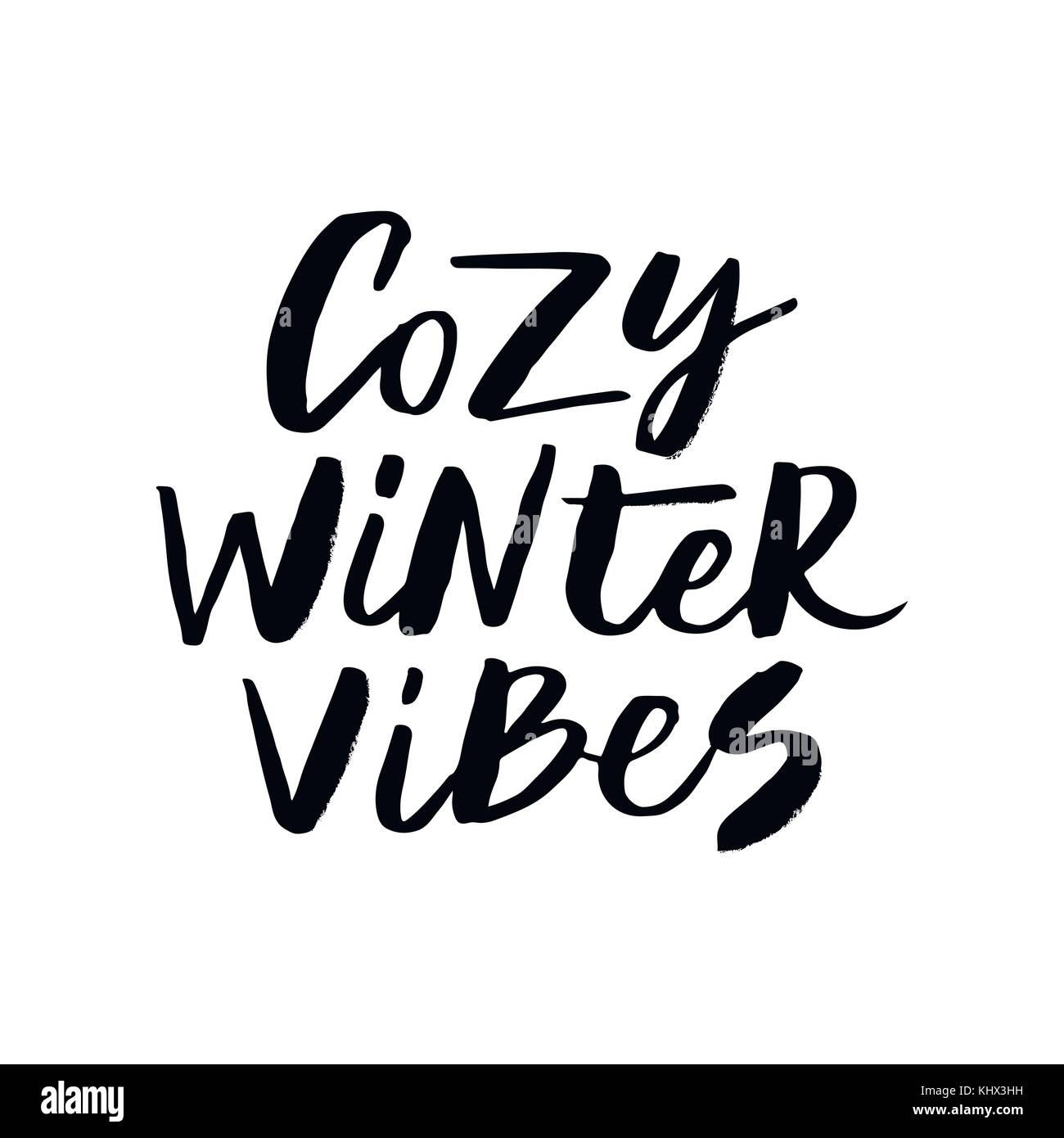 Cozy winter vibes Stock Vector Image & Art - Alamy