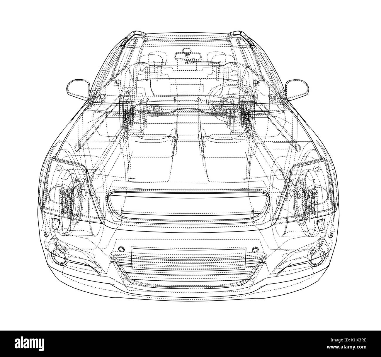 Concept car. Vector Stock Vector Image & Art - Alamy