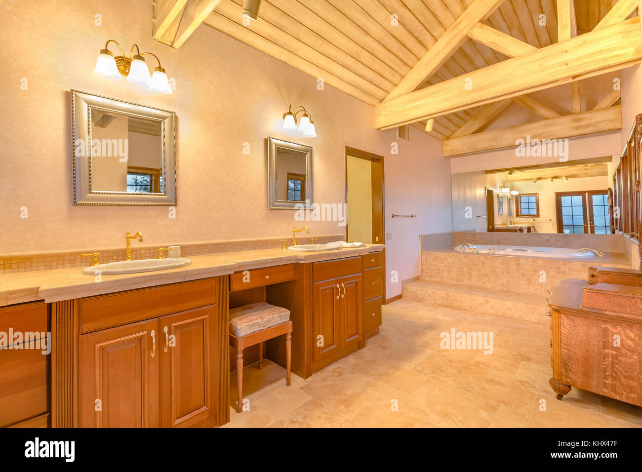 Open Beam Ceiling Stock Photos Open Beam Ceiling Stock