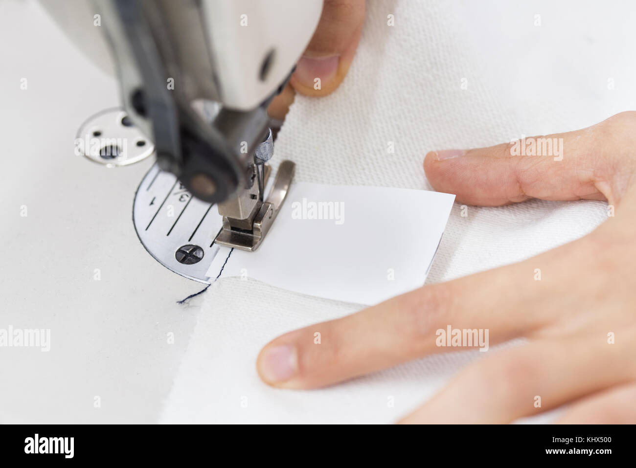 Tailor is working. Stock Photo