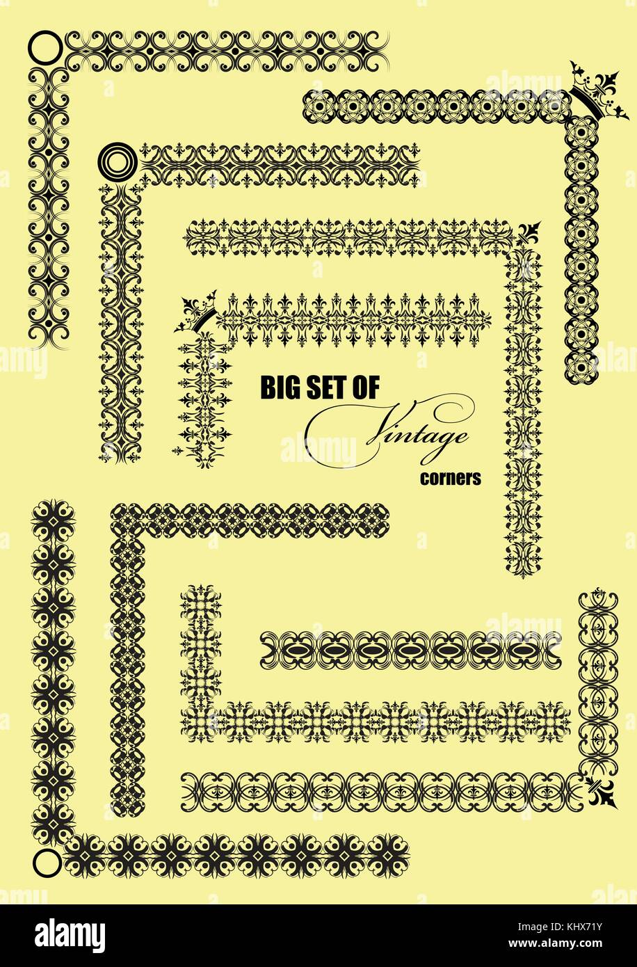Vintage design styles Stock Vector Images - Alamy