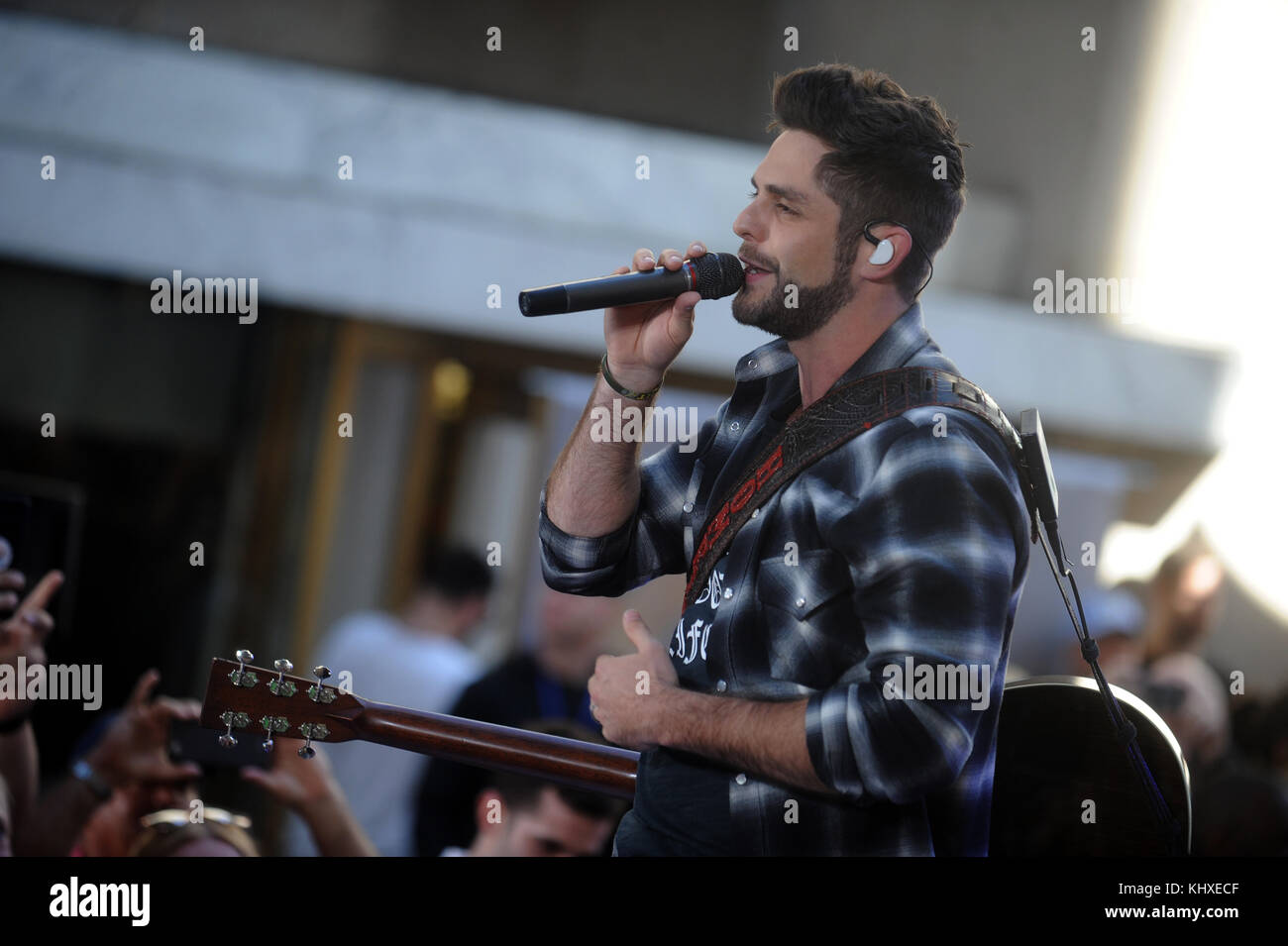 NEW YORK, NY - JUNE 02: Thomas Rhett performs on NBC's 'Today' at ...