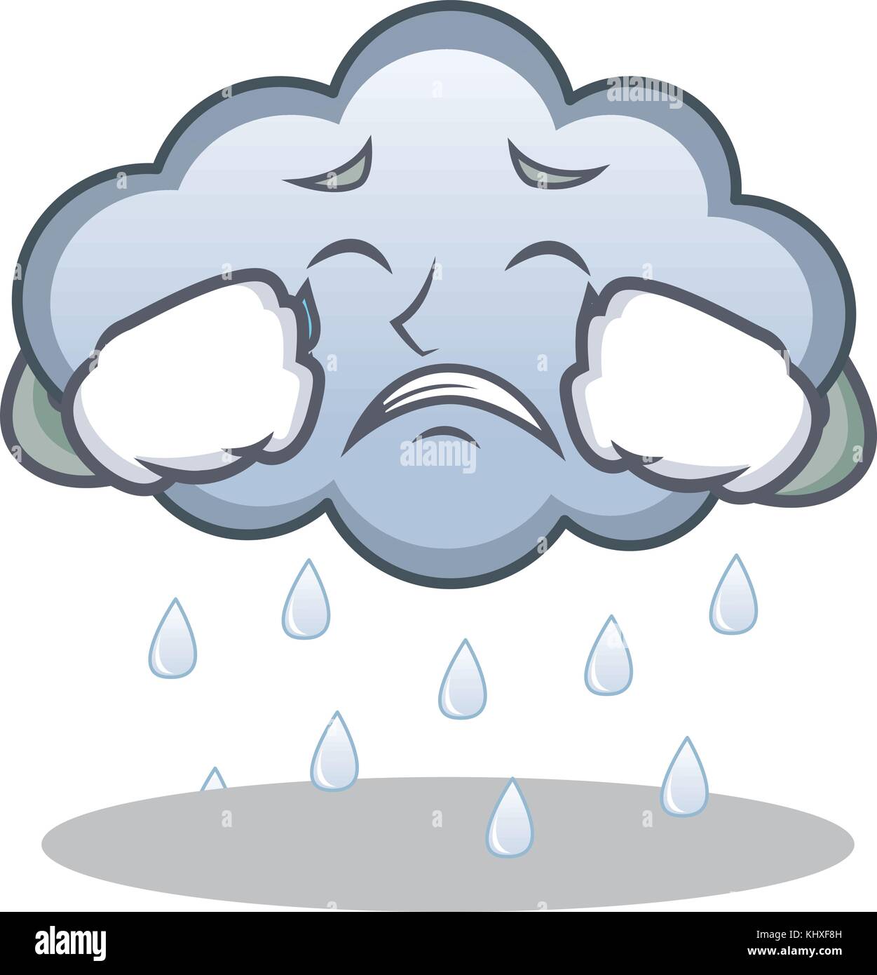 Crying rain cloud character cartoon Stock Vector Image & Art - Alamy Crying rain cloud character cartoon Stock Vector Image & Art - Alamy