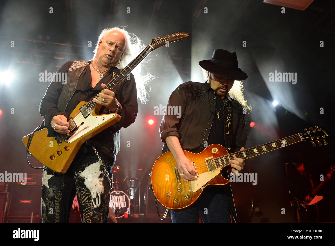 POMPANO BEACH FL FEBRUARY 10 Rickey Medlocke, Gary Rossington of