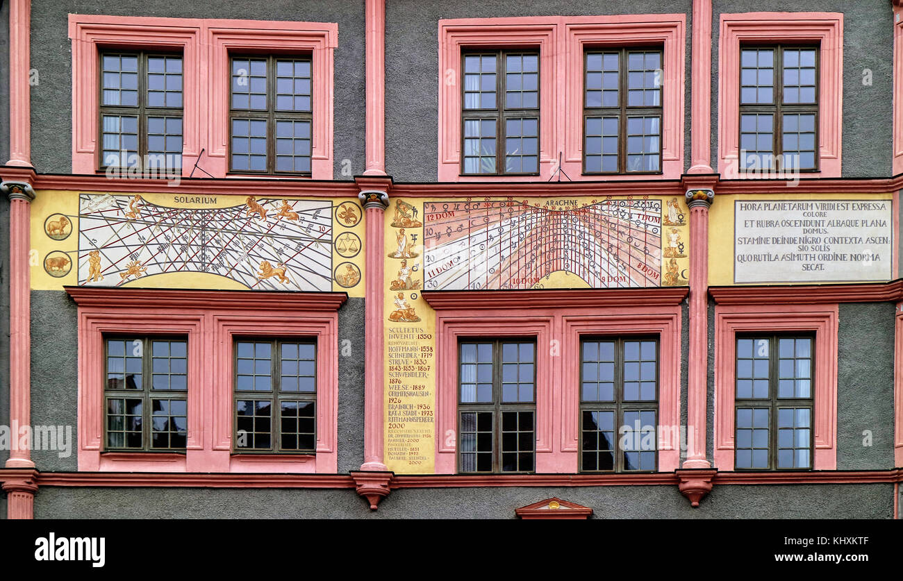Europe, Germany, Saxony, Görlitz, The old town, The Unter Markt square ...