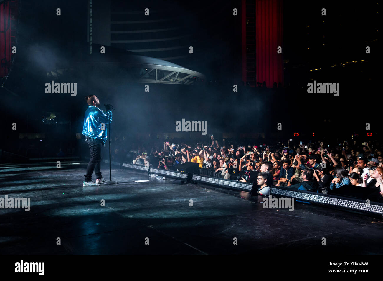 Hip-Hop star Belly performs at Toronto's City Hall celebrating Canada ...