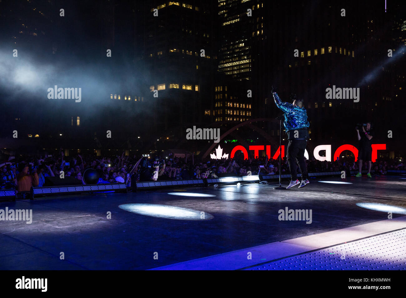 Hip-Hop star Belly performs at Toronto's City Hall celebrating Canada ...
