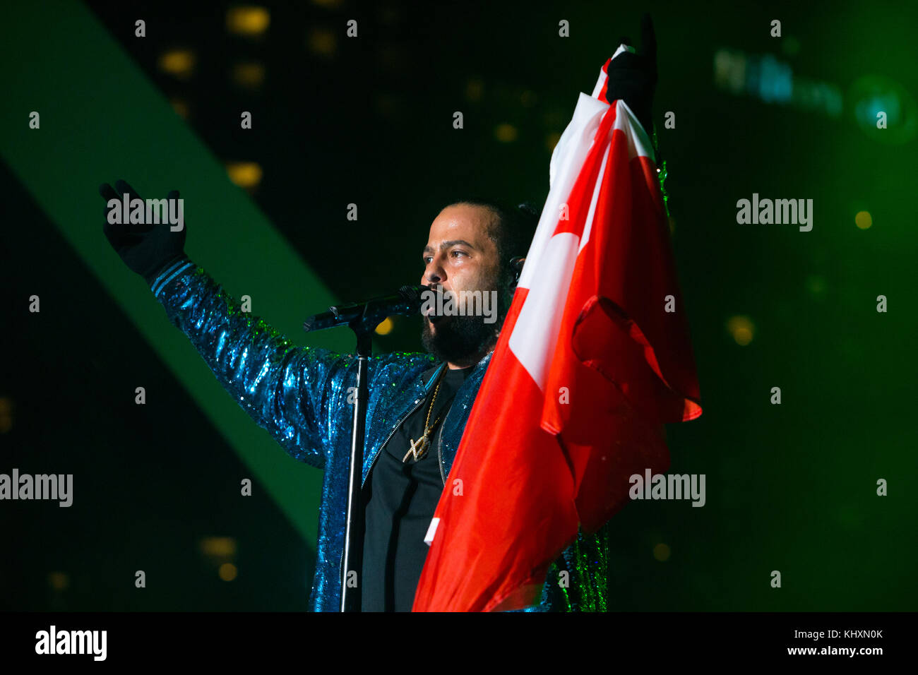 Hip-Hop star Belly performs at Toronto's City Hall celebrating Canada ...