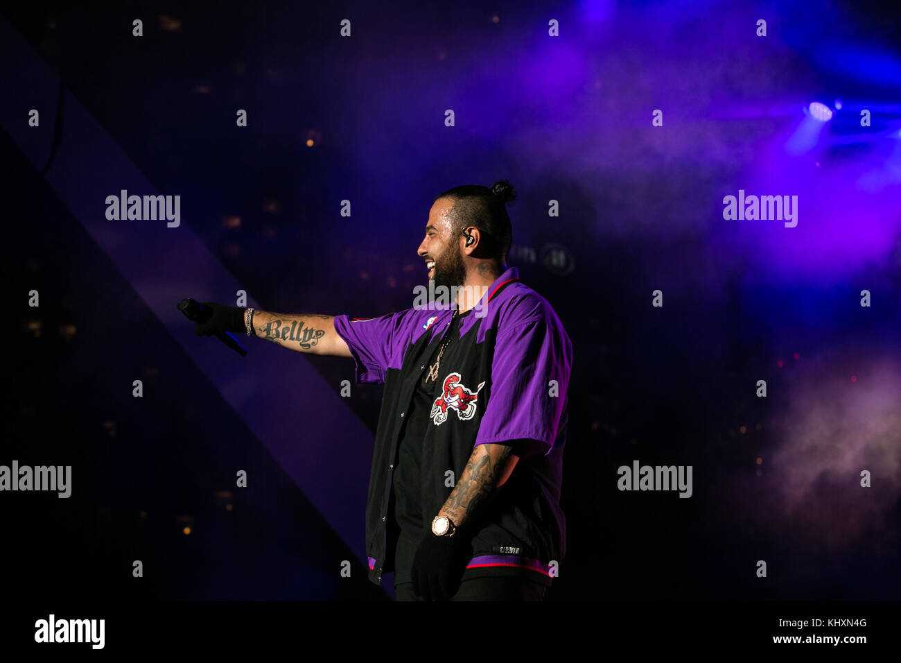 Hip-Hop star Belly performs at Toronto's City Hall celebrating Canada ...
