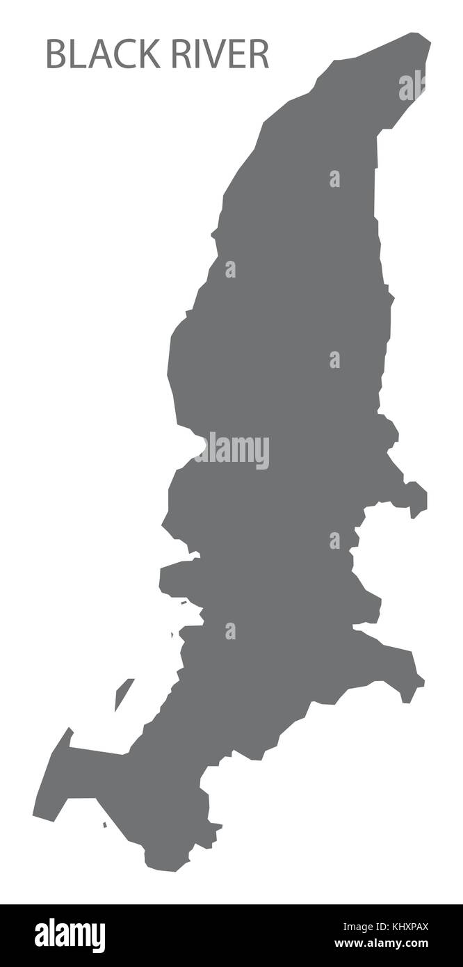 Black River Mauritius Map Black River Map Of Mauritius Grey Illustration Silhouette Shape Stock  Vector Image & Art - Alamy