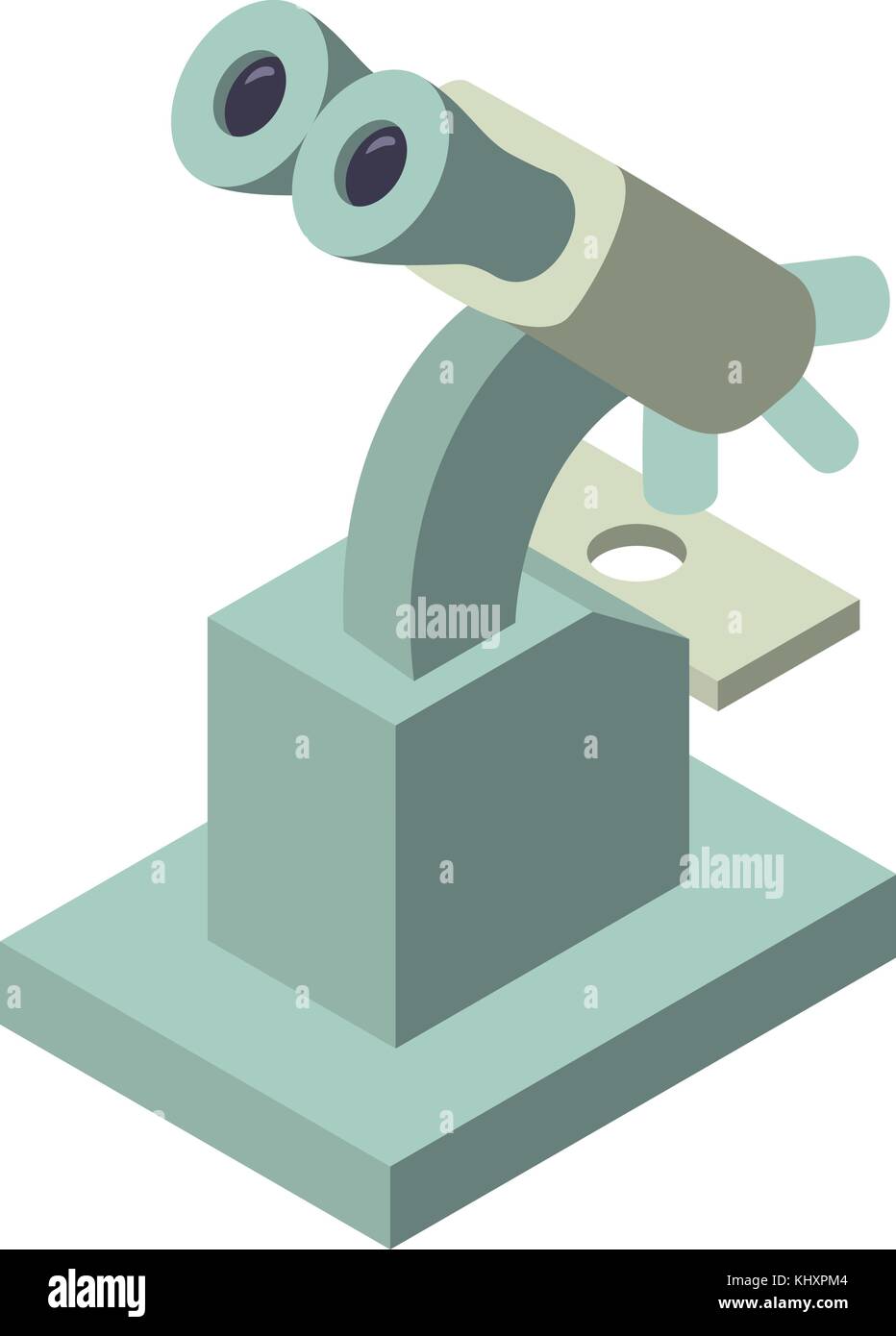 Microscope icon, isometric style Stock Vector Image & Art - Alamy