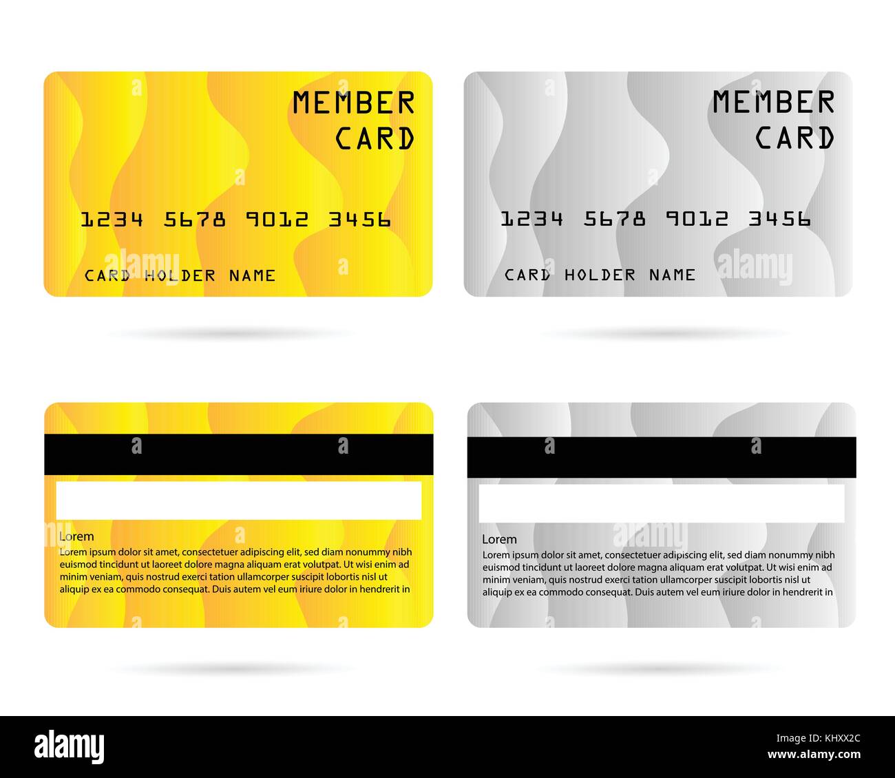 member card, business VIP card, design for privilege member,vector ...