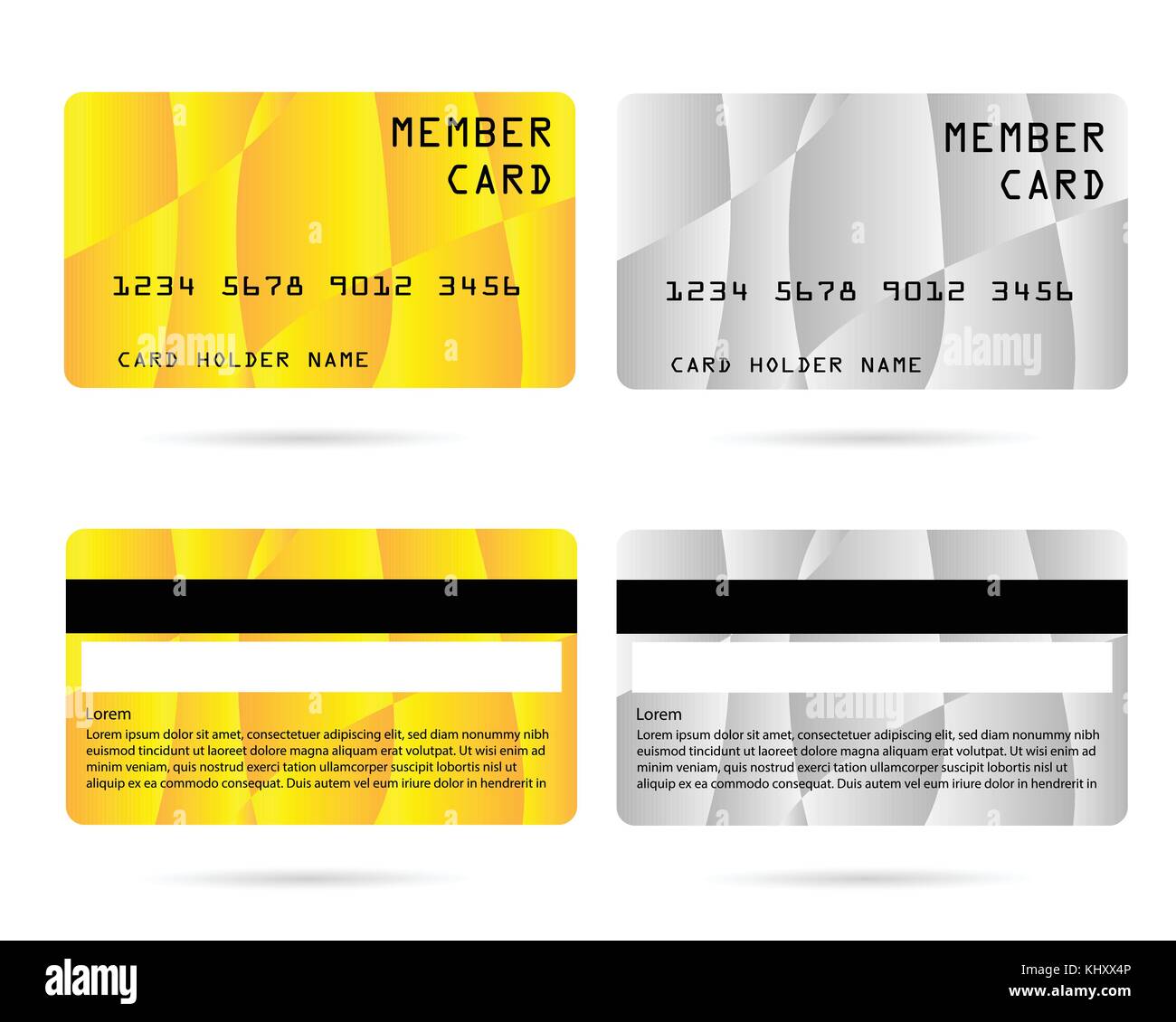 member card, business VIP card, design for privilege member,vector ...
