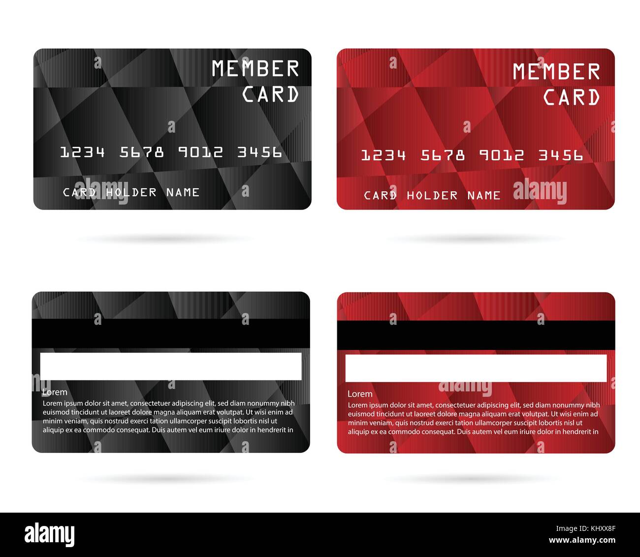 member card, business VIP card, design for privilege member,vector ...