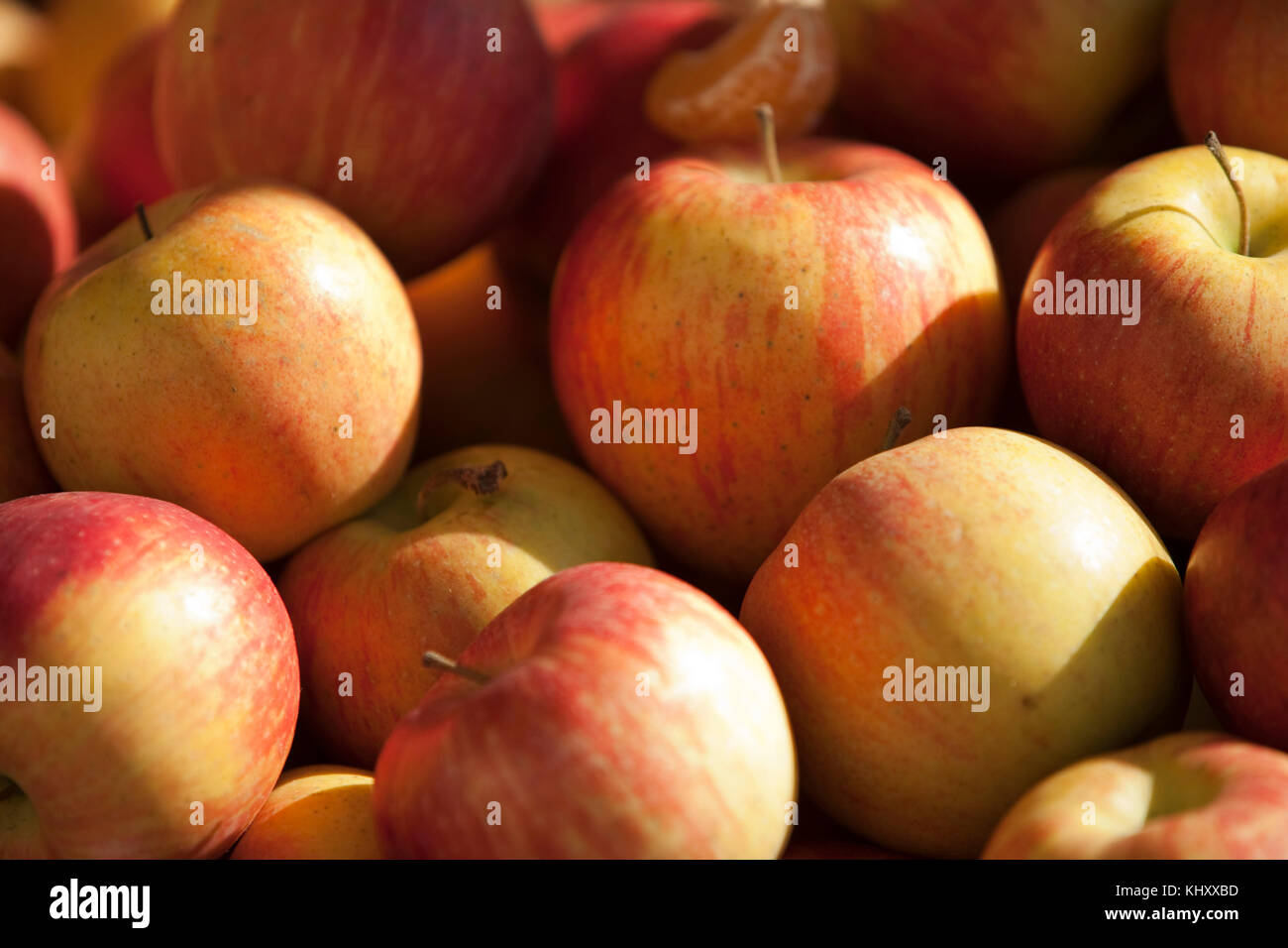 Full frame image of apples Stock Photo
